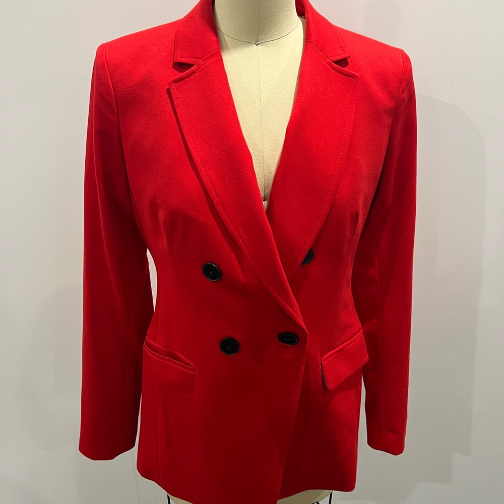 Banana Republic Vibrant Red Blazer